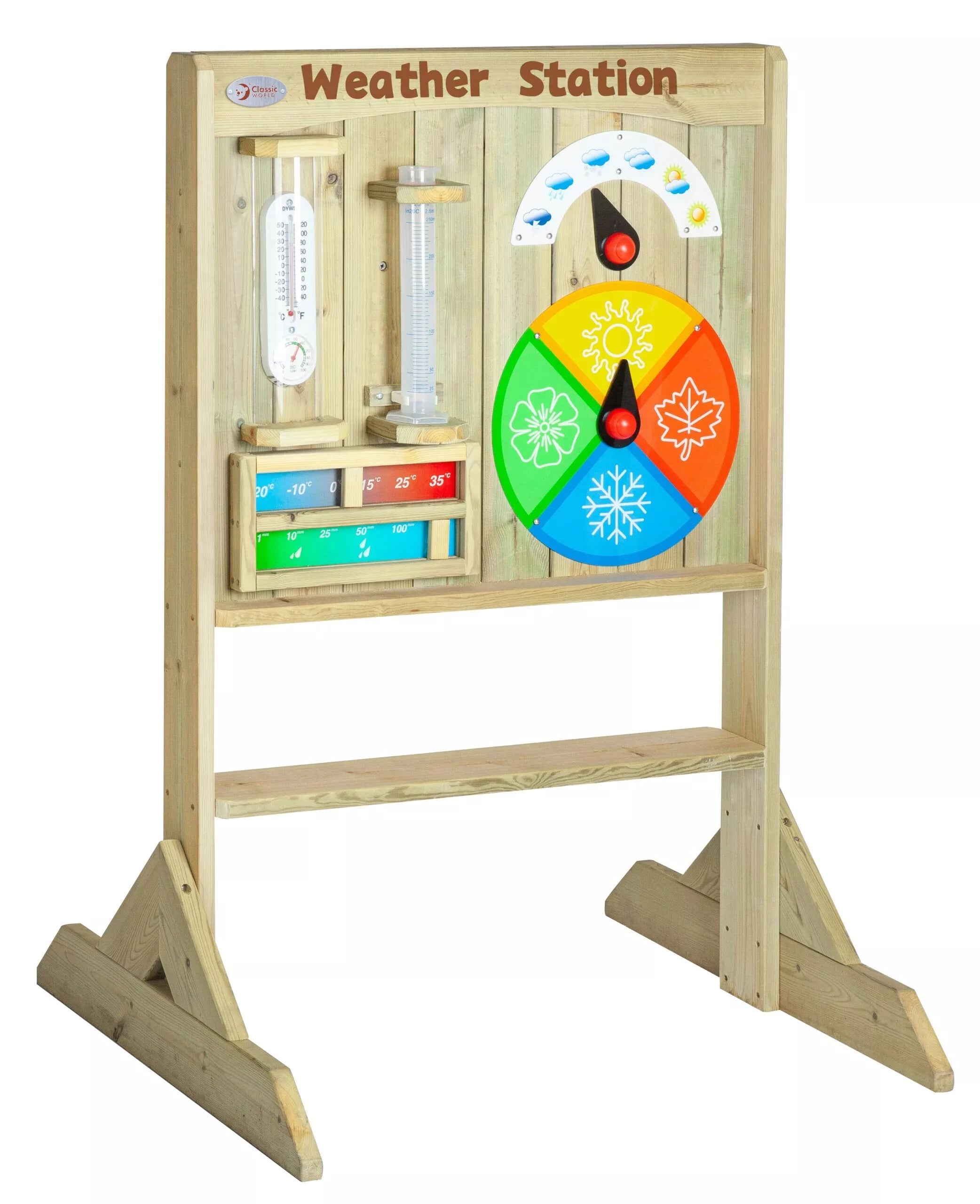 CLASSIC WORLD EDU Medinė Manipuliacinė Lenta 2in1